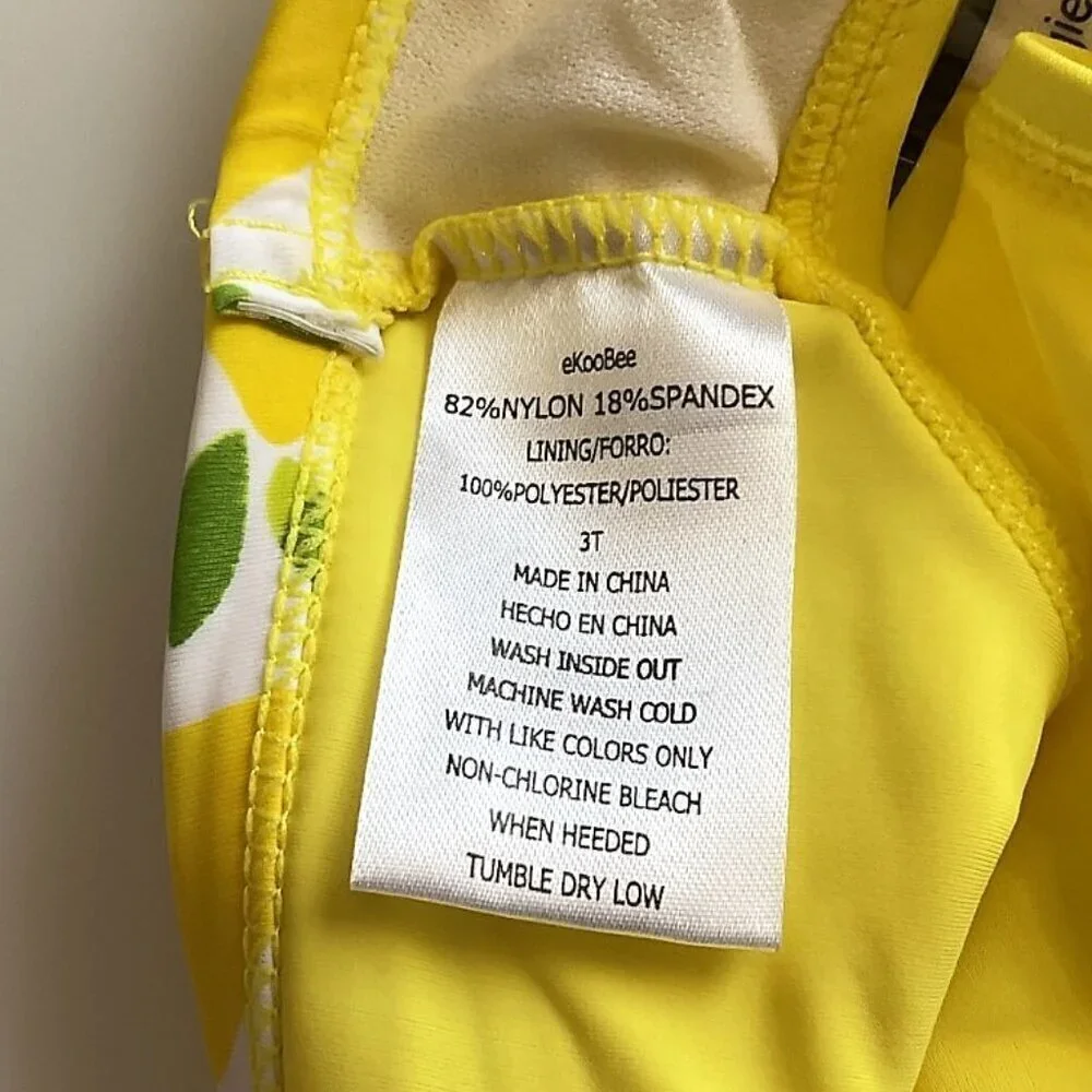 LEMON SWIMSUIT TANKINI 2 PIECE SWIMSUIR